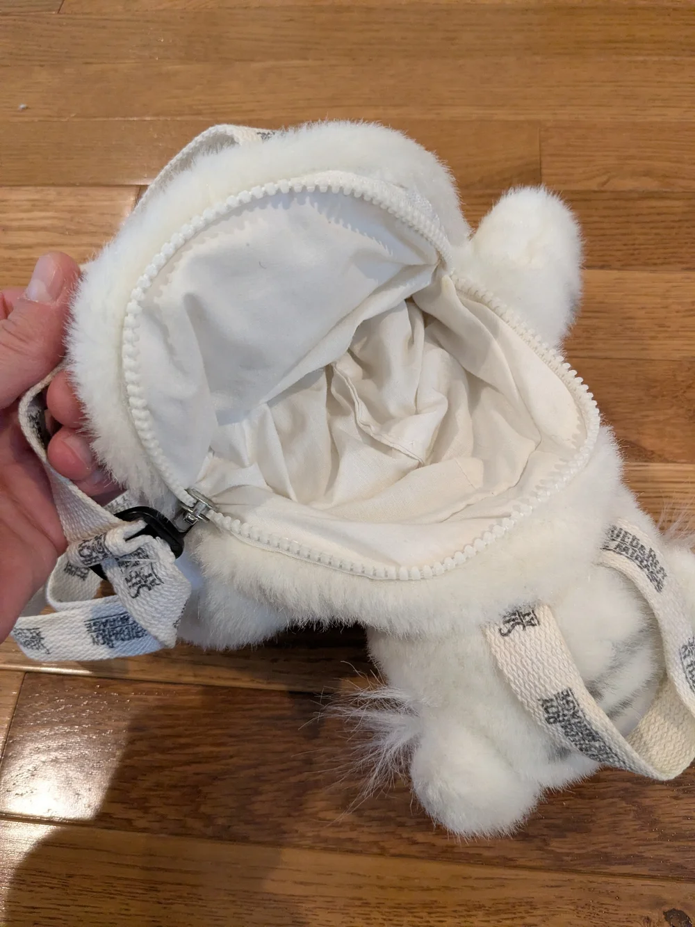 Siegfred And Roy Plush White Tiger Backpack